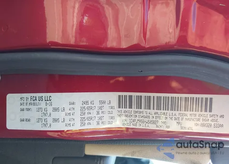 2017 Jeep Cherokee Sport 4X4 из США, поврежденный, VIN 1C4PJMAS6HW505827